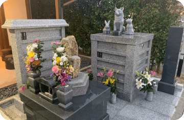 提携寺院にて永代合祀墓へ合同埋葬いたします。