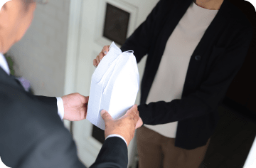 ご遺骨をご自宅までお届けいたします。